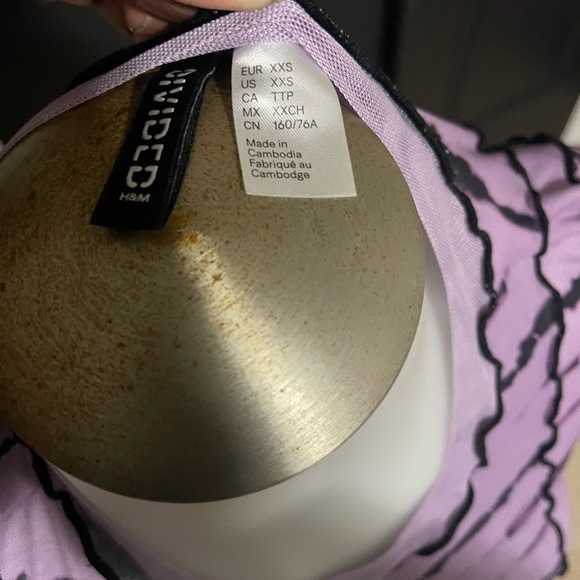 Purple Tie-Dye Long Sleeve Dress - Picture 4 of 4